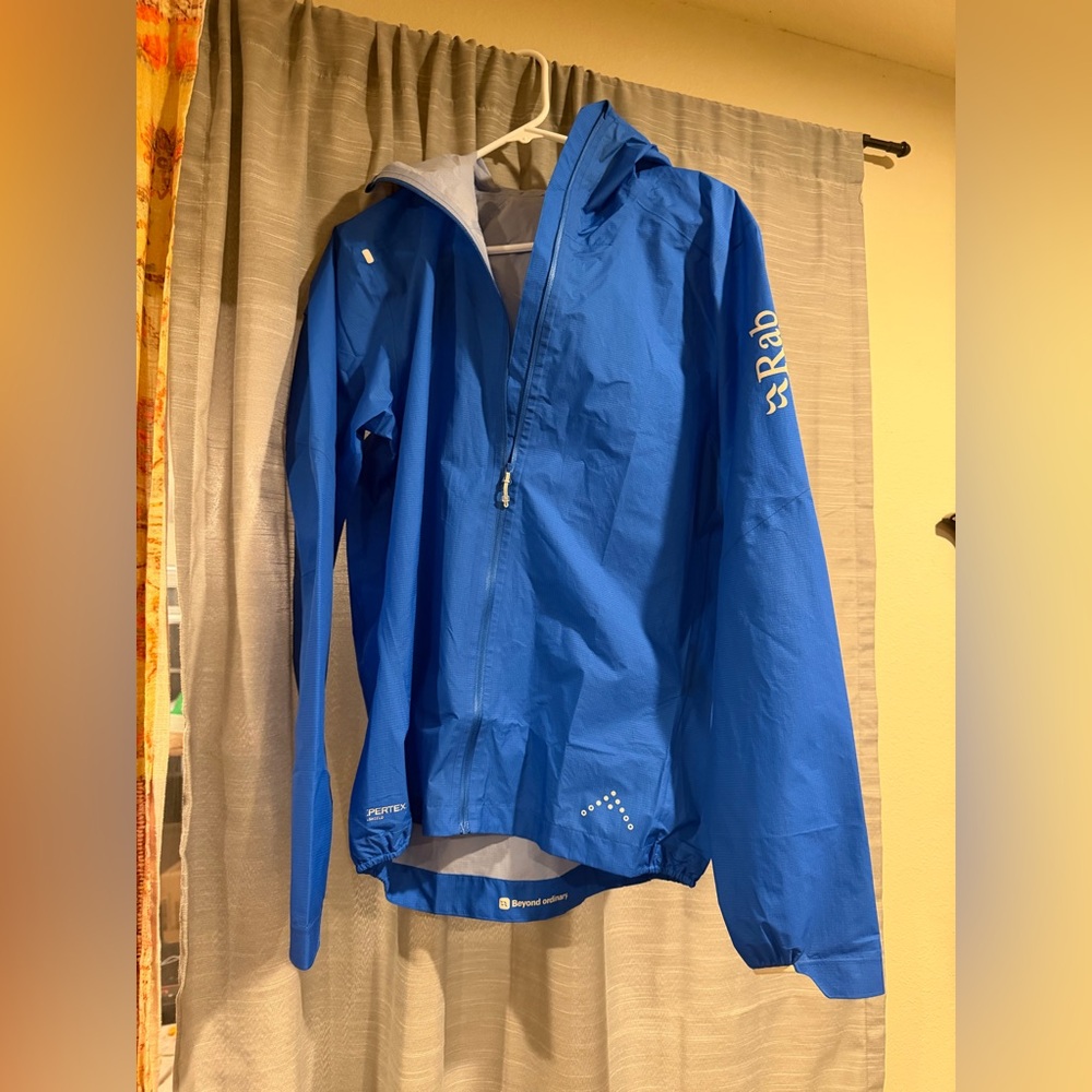 Rab Blue Waterproof Hooded Jacket Men’s Size Medium